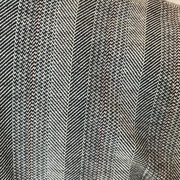 EUC Danielle Bernstein longer belted single button plaid lined jacket - Picture 11 of 16